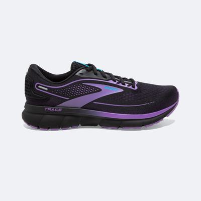 Brooks Trace 2 Löparskor Dam Svarta/Blommiga | ZKS-921780