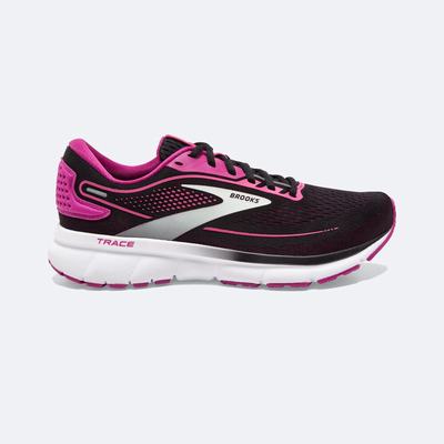 Brooks Trace 2 Löparskor Dam Svarta/Fuchsia/Rosa | SAV-753210