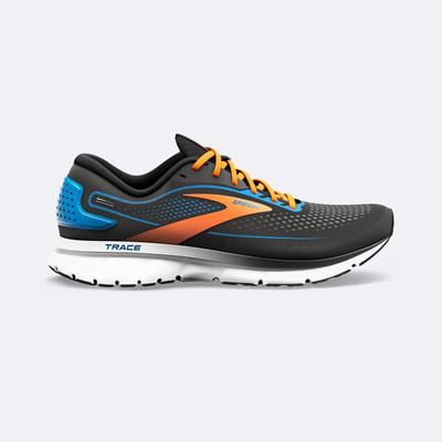 Brooks Trace 2 Löparskor Herr Svarta/Blå/Orange | SIO-192054