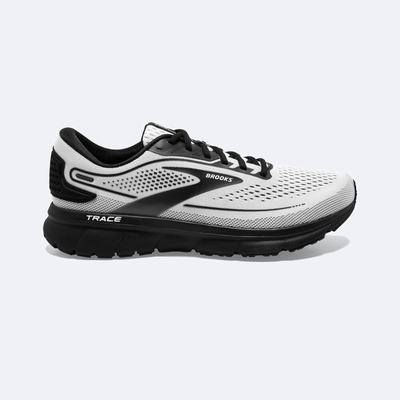 Brooks Trace 2 Löparskor Herr Vita/Svarta | QBF-259180