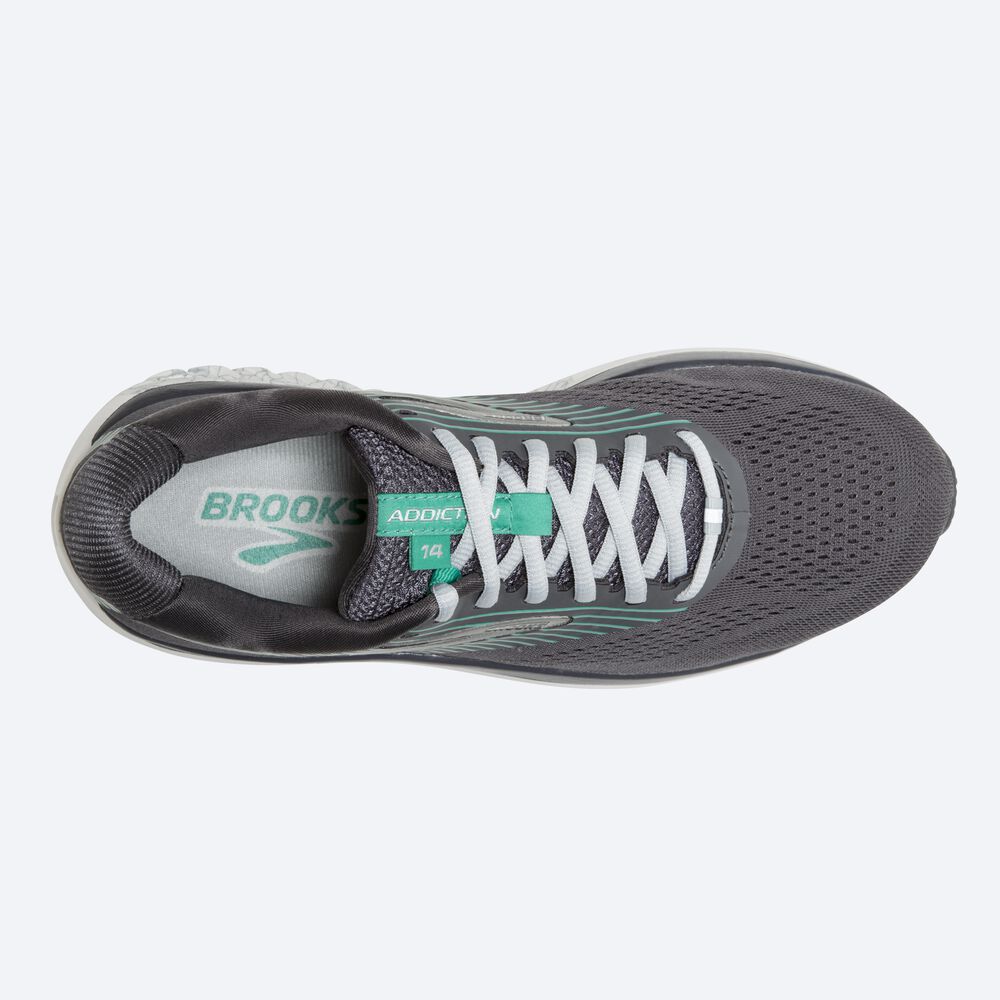 Brooks Addiction 14 Löparskor Dam Svarta | TIE-406723