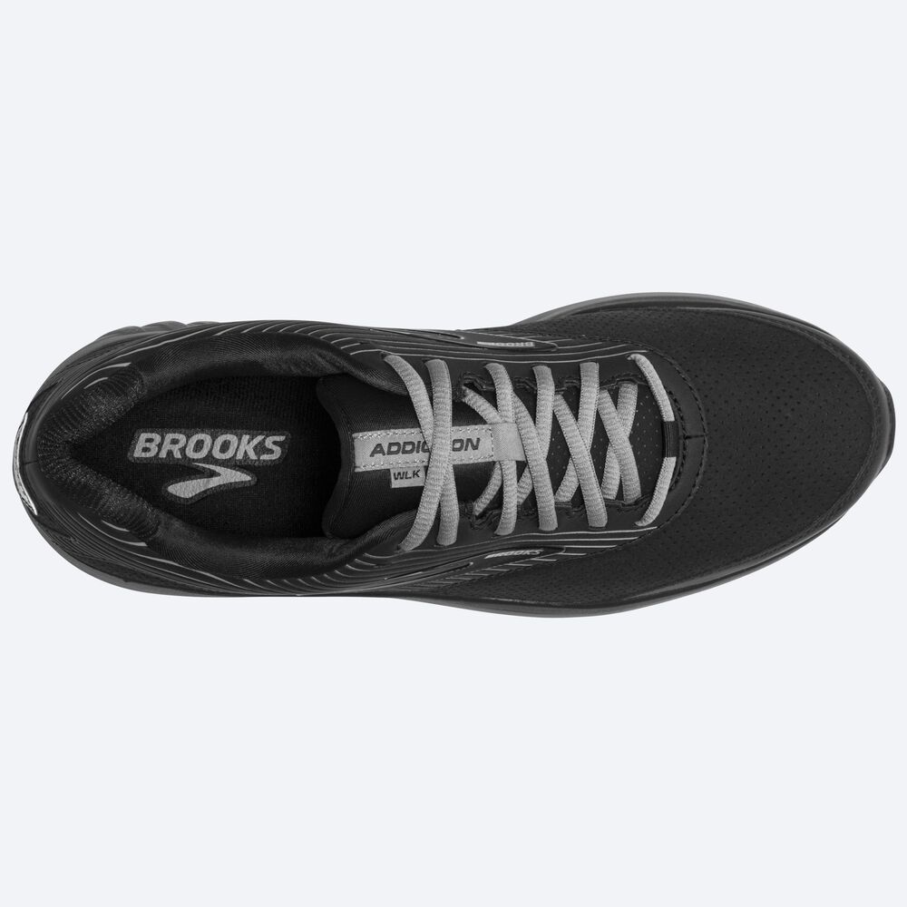 Brooks Addiction Walker Suede Promenadskor Herr Svarta | LYA-415638