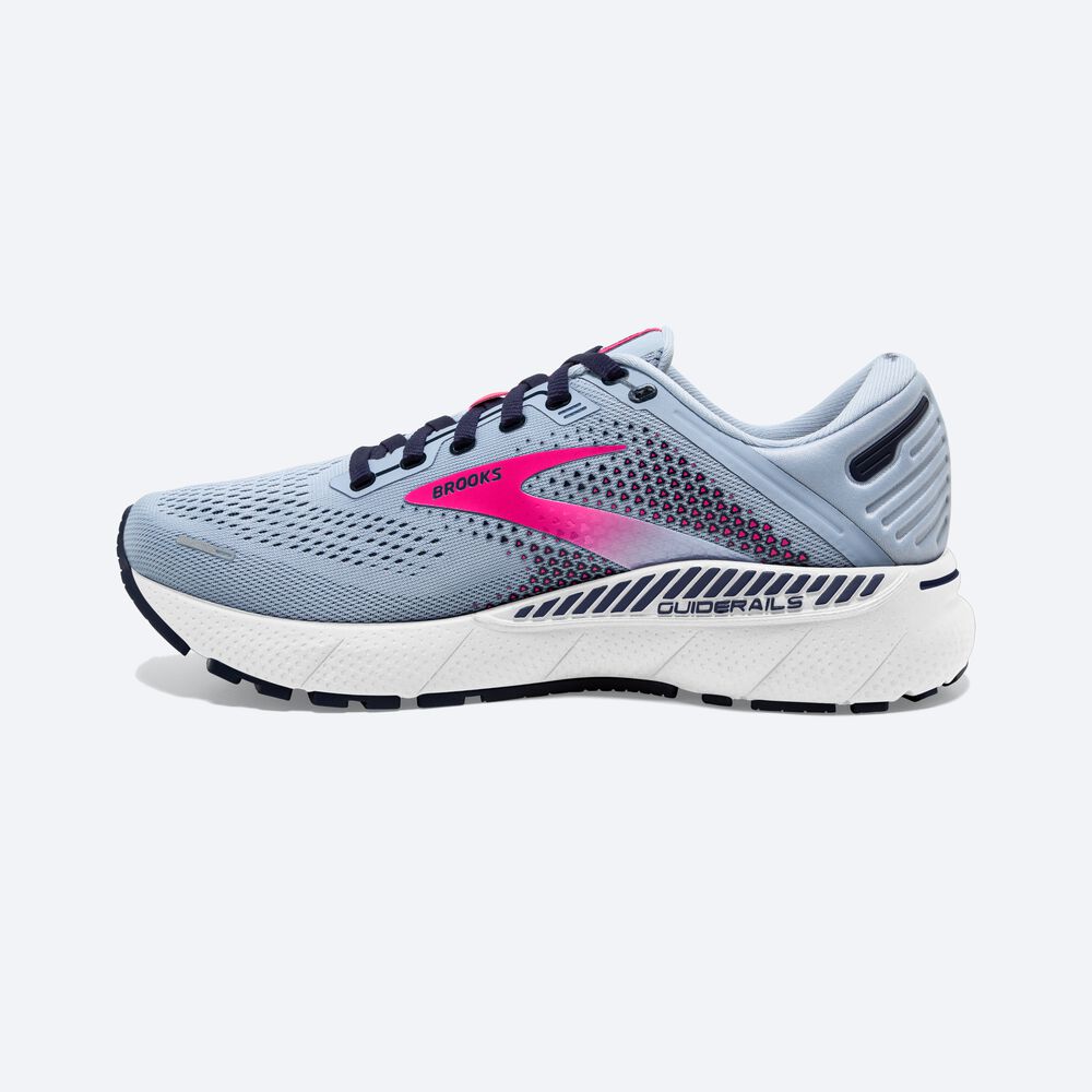 Brooks Adrenaline GTS 22 Löparskor Dam Blå/Marinblå/Rosa | NPJ-790634