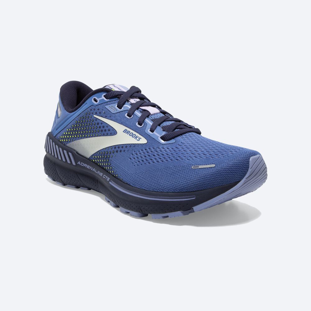 Brooks Adrenaline GTS 22 Löparskor Dam Blå/Lila | WCU-827915