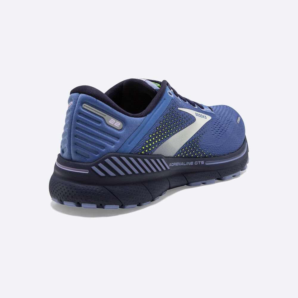 Brooks Adrenaline GTS 22 Löparskor Dam Blå/Lila | WCU-827915