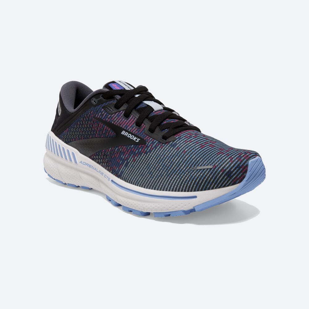 Brooks Adrenaline GTS 22 Löparskor Dam Lavendel/Svarta/Grå | XCE-624851