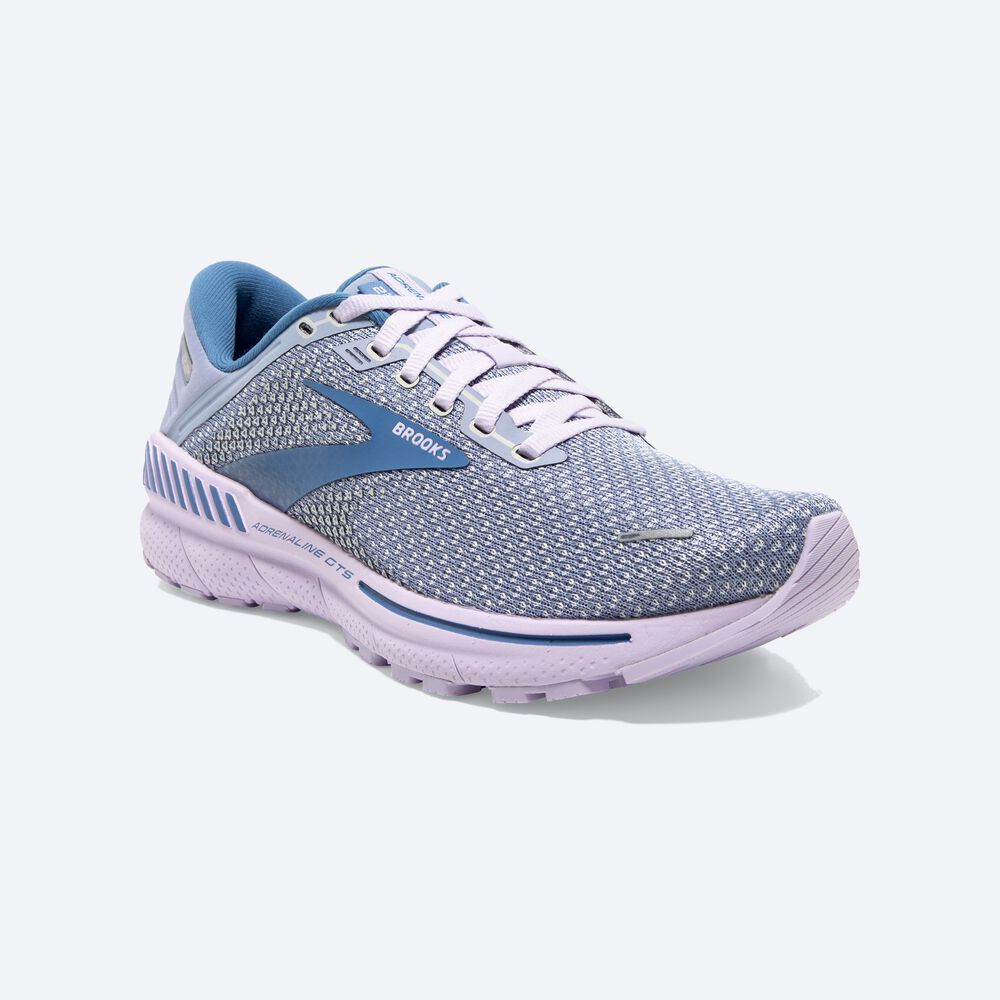 Brooks Adrenaline GTS 22 Löparskor Dam Lila/Blå | ZHW-964321