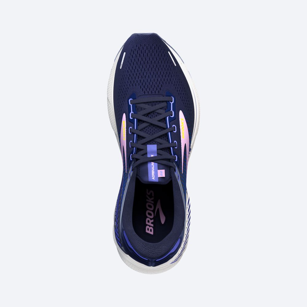 Brooks Adrenaline GTS 22 Löparskor Dam Marinblå/Blå | SEH-051267