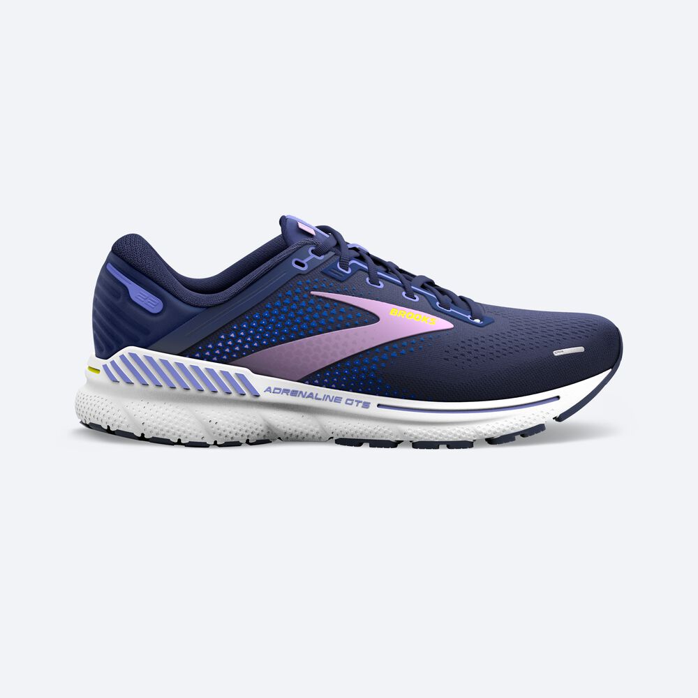 Brooks Adrenaline GTS 22 Löparskor Dam Marinblå/Blå | SEH-051267