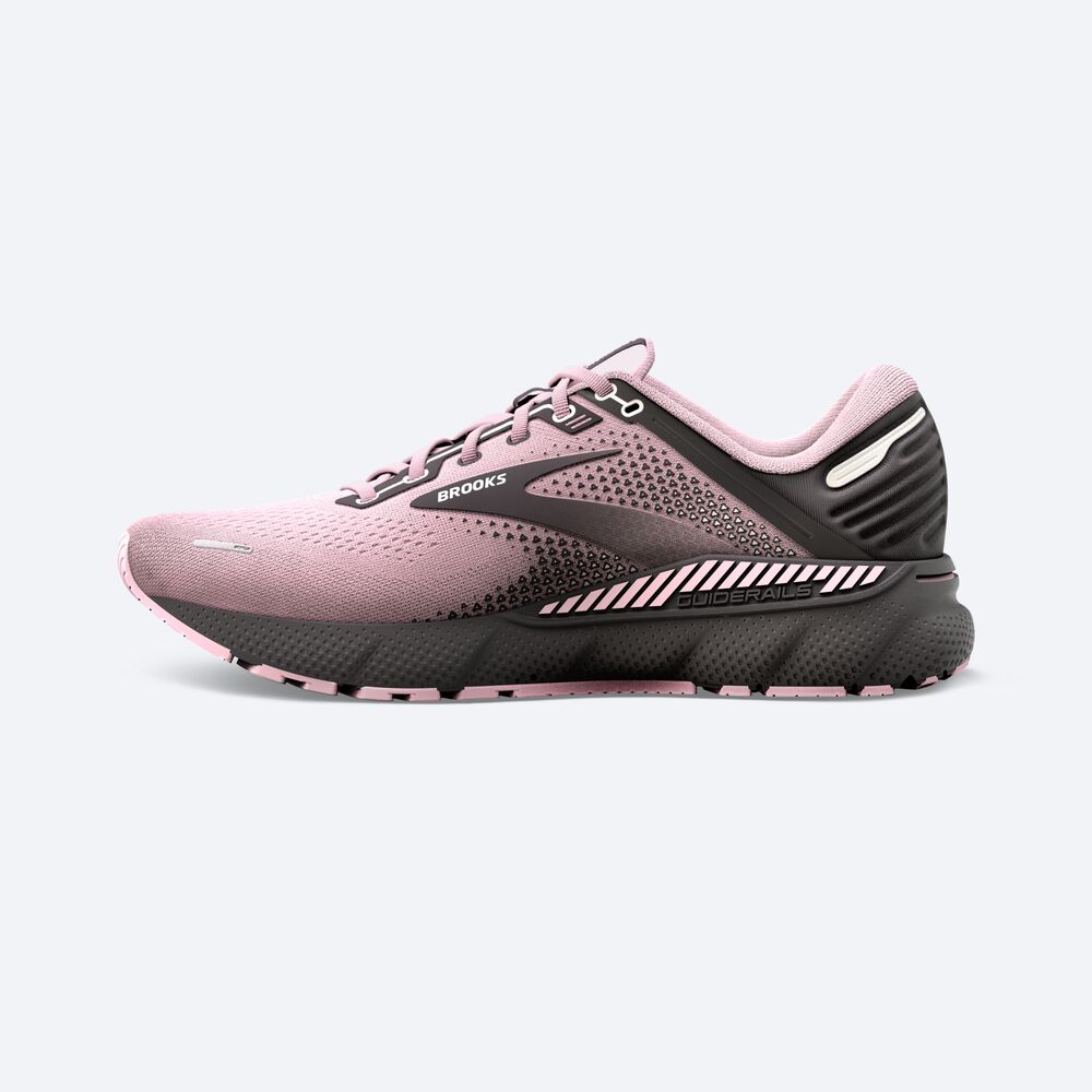 Brooks Adrenaline GTS 22 Löparskor Dam Rosa/Svarta | FSH-657289