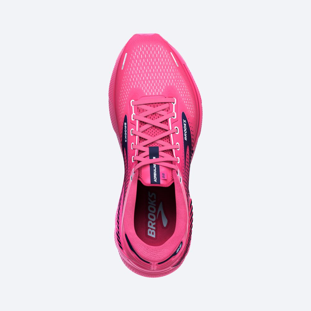 Brooks Adrenaline GTS 22 Löparskor Dam Rosa/Marinblå/Blå | PVN-012743