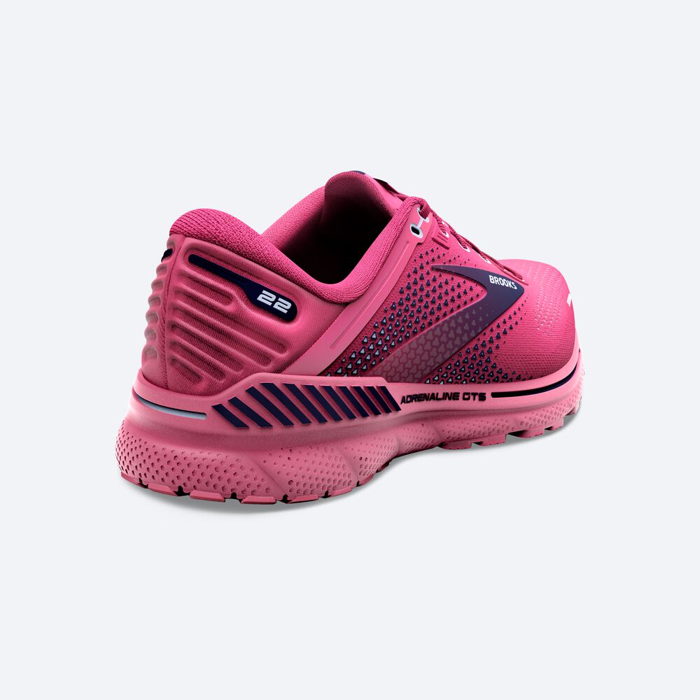 Brooks Adrenaline GTS 22 Löparskor Dam Rosa/Marinblå/Blå | PVN-012743