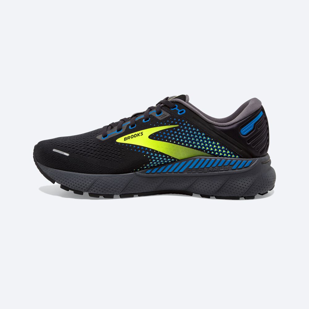 Brooks Adrenaline GTS 22 Löparskor Herr Svarta/Blå | BFE-365724