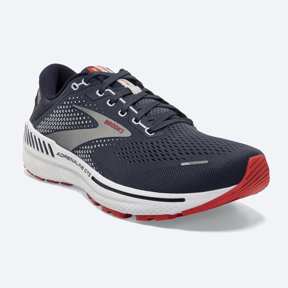 Brooks Adrenaline GTS 22 Löparskor Herr Marinblå | CDI-956083