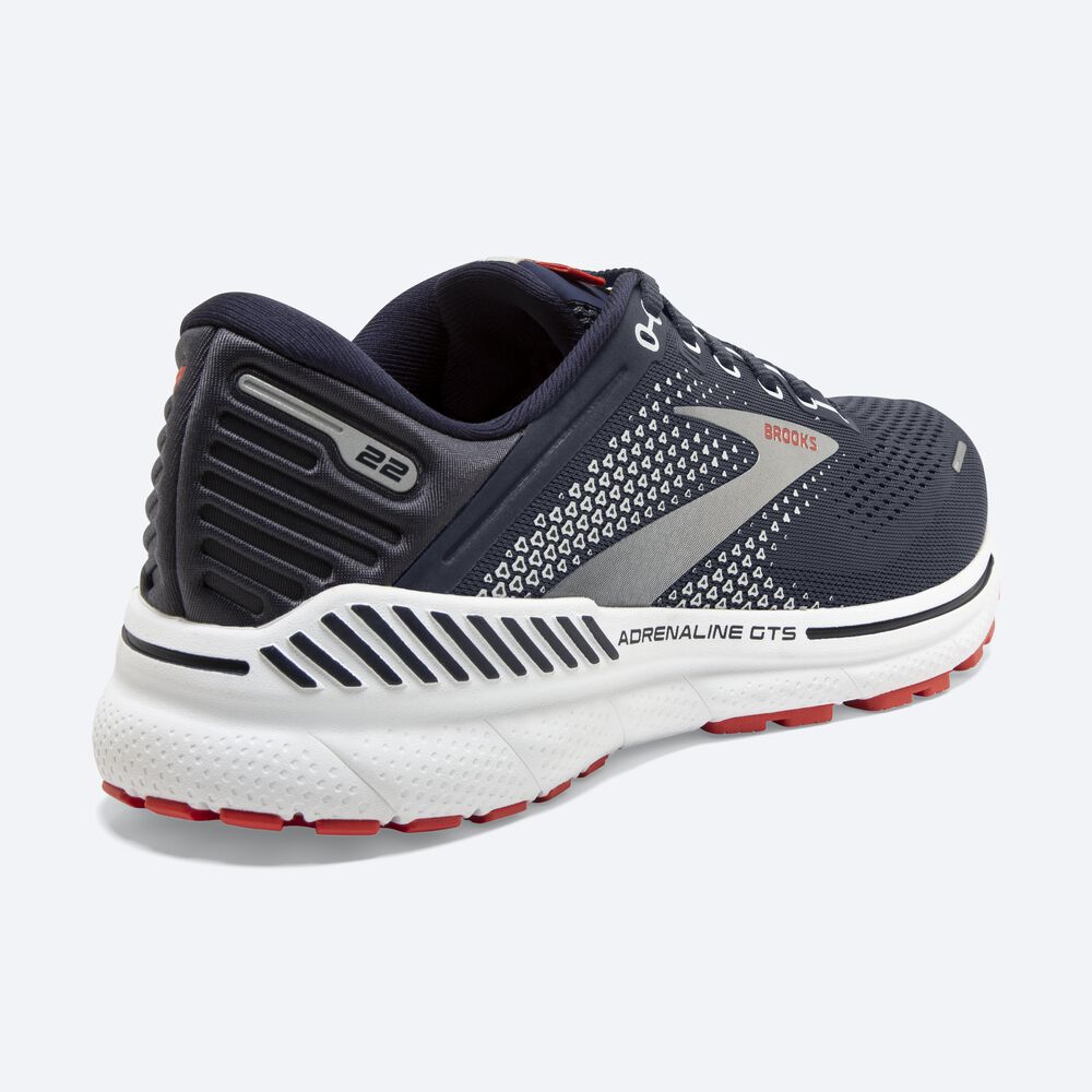 Brooks Adrenaline GTS 22 Löparskor Herr Marinblå | CDI-956083