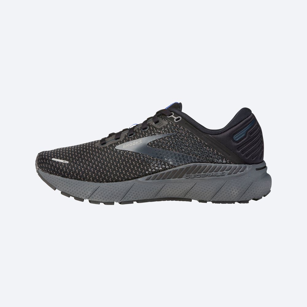 Brooks Adrenaline GTS 22 Löparskor Herr Svarta/Blå | FNQ-925367