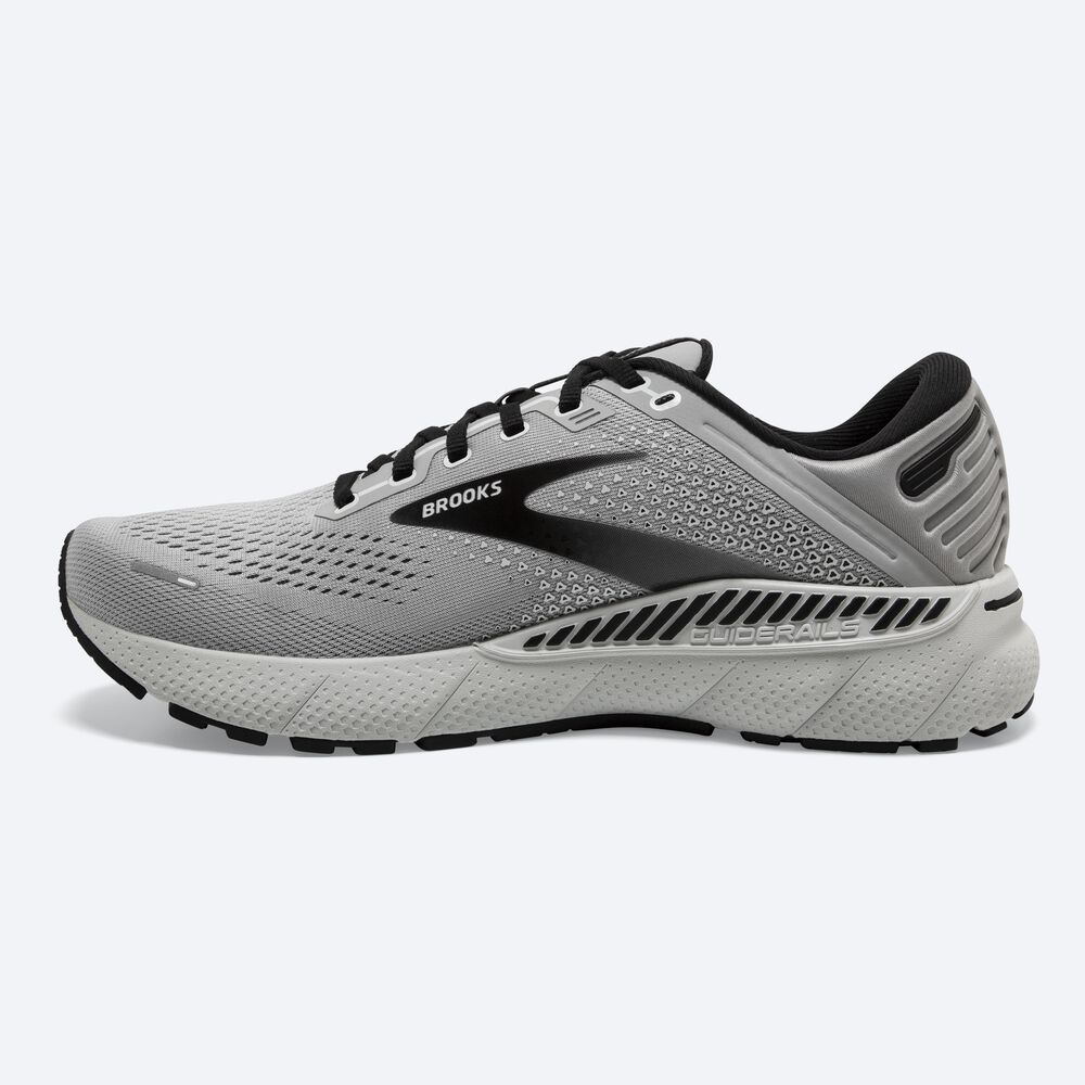 Brooks Adrenaline GTS 22 Löparskor Herr Grå/Svarta | IHX-713596