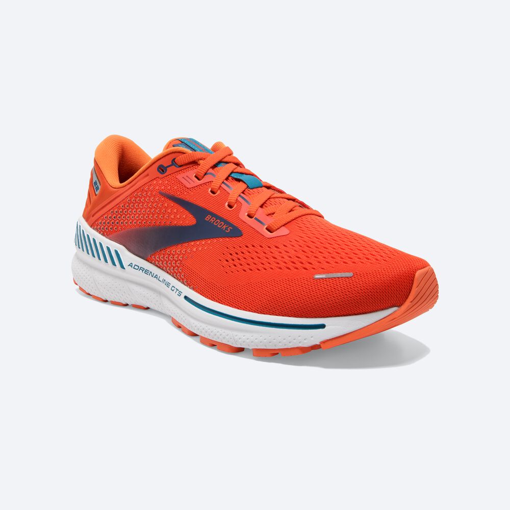 Brooks Adrenaline GTS 22 Löparskor Herr Orange | WEY-756280