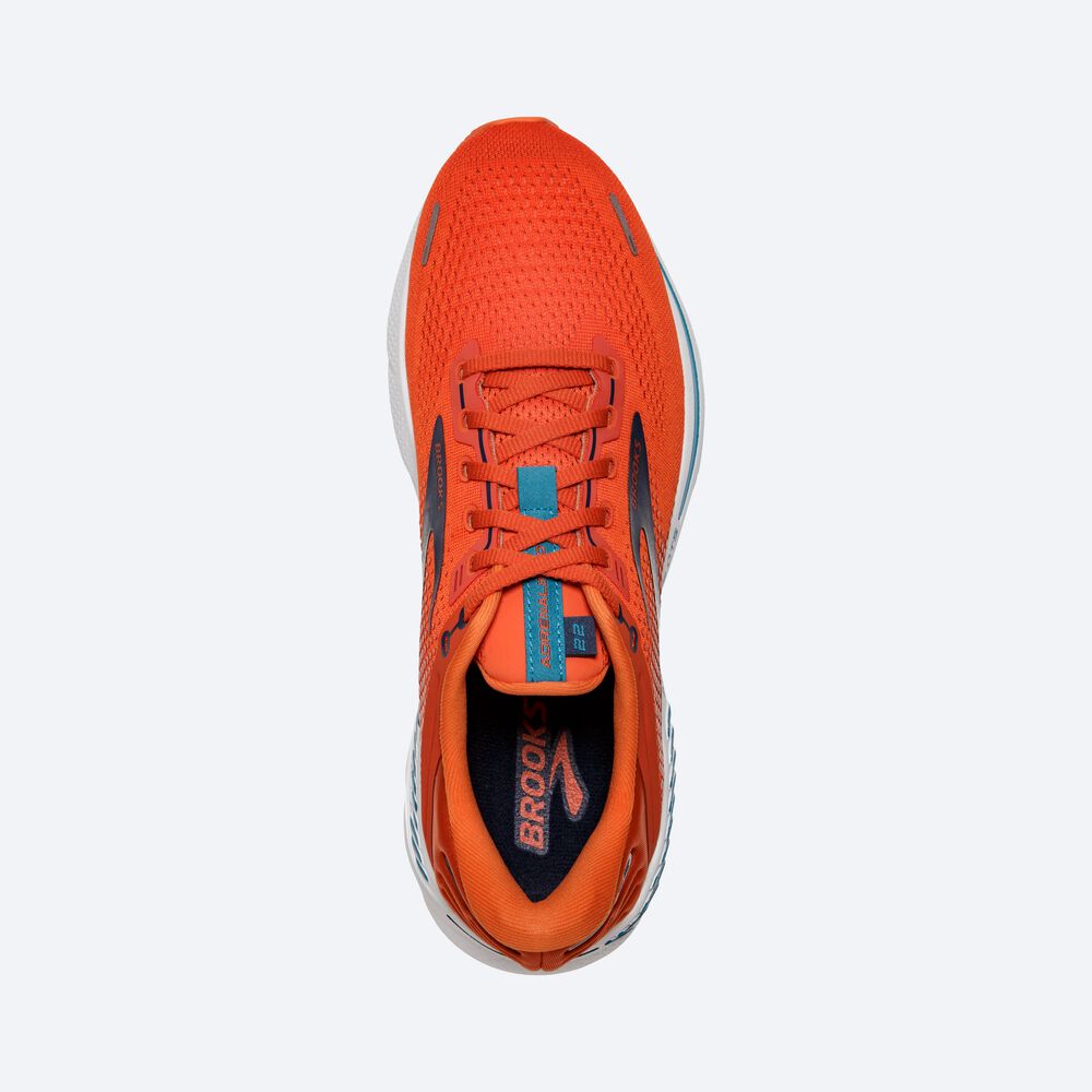 Brooks Adrenaline GTS 22 Löparskor Herr Orange | WEY-756280