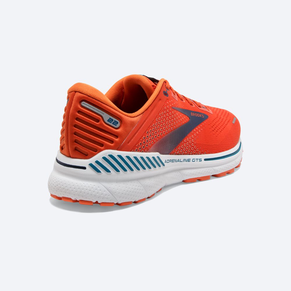 Brooks Adrenaline GTS 22 Löparskor Herr Orange | WEY-756280