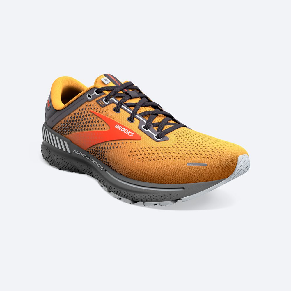 Brooks Adrenaline GTS 22 Löparskor Herr Orange | ZTQ-276891