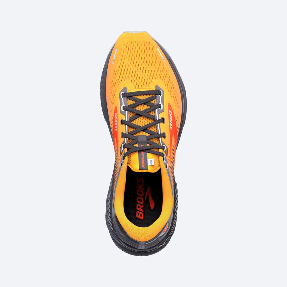 Brooks Adrenaline GTS 22 Löparskor Herr Orange | ZTQ-276891