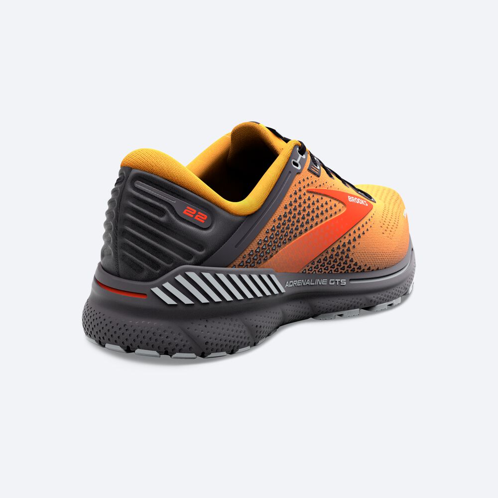 Brooks Adrenaline GTS 22 Löparskor Herr Orange | ZTQ-276891