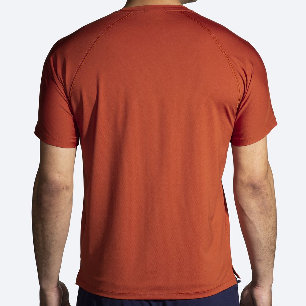 Brooks Atmosphere Short Sleeve 2.0 T-shirt Herr Röda | VCQ-579830