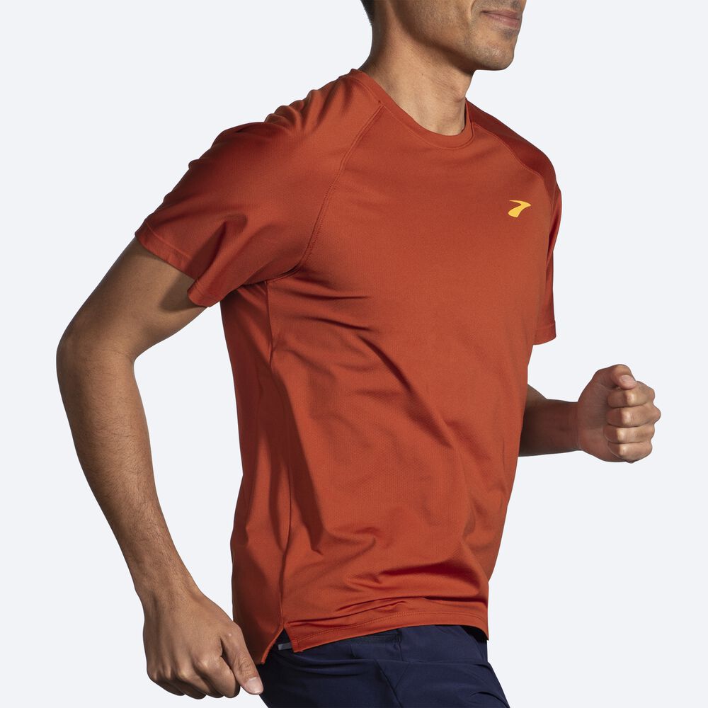 Brooks Atmosphere Short Sleeve 2.0 T-shirt Herr Röda | VCQ-579830