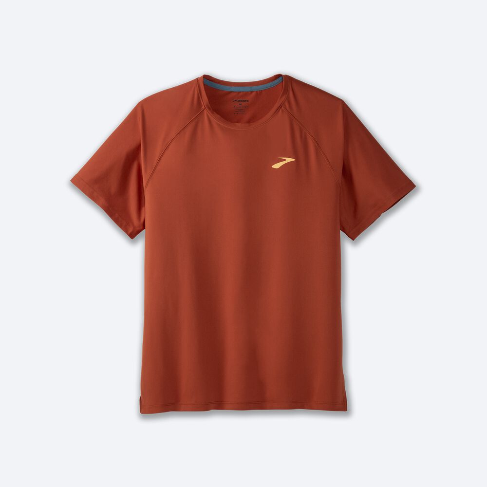 Brooks Atmosphere Short Sleeve 2.0 T-shirt Herr Röda | VCQ-579830