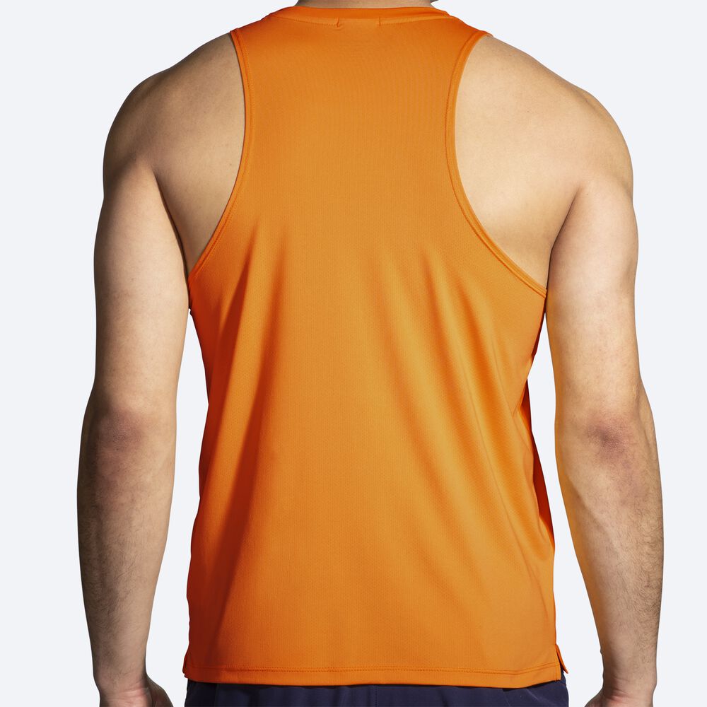 Brooks Atmosphere Singlet 2.0 Linnen Herr Guld/Orange | AJW-091573