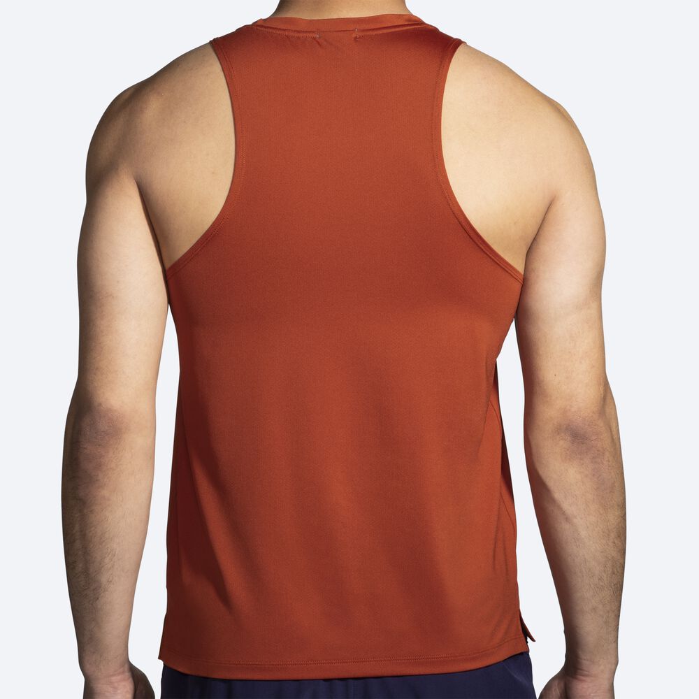 Brooks Atmosphere Singlet 2.0 Linnen Herr Röda | HBD-901386