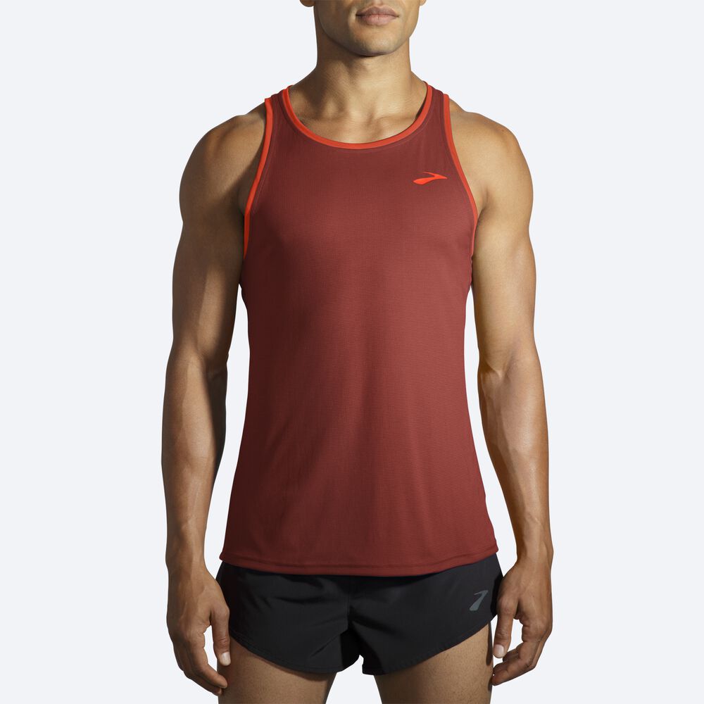 Brooks Atmosphere Singlet Linnen Herr Koppar | VCO-698502