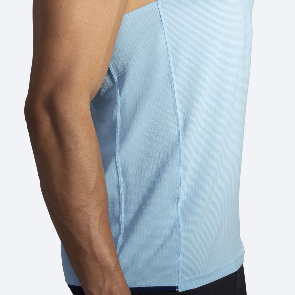 Brooks Atmosphere Singlet Linnen Herr Marinblå | OTS-523086