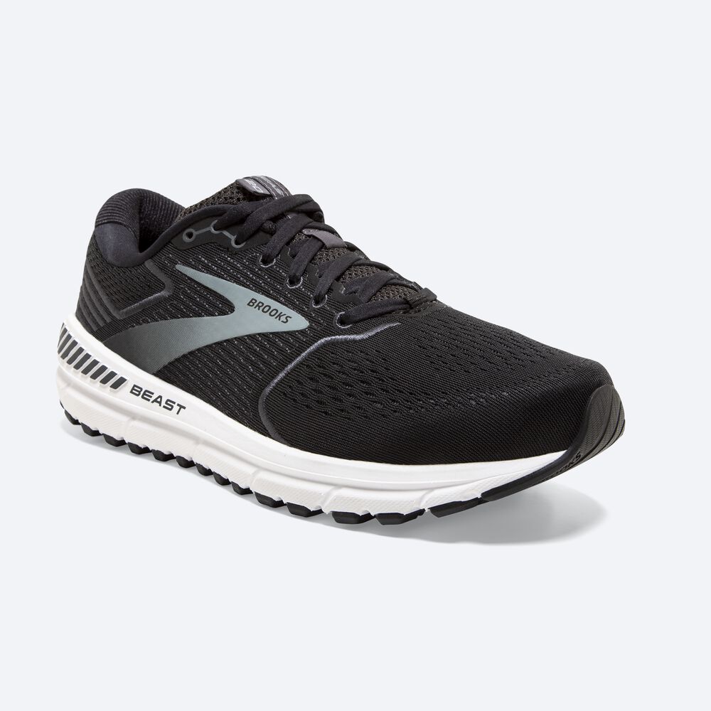 Brooks Beast '20 Löparskor Herr Svarta/Grå | FDN-386529