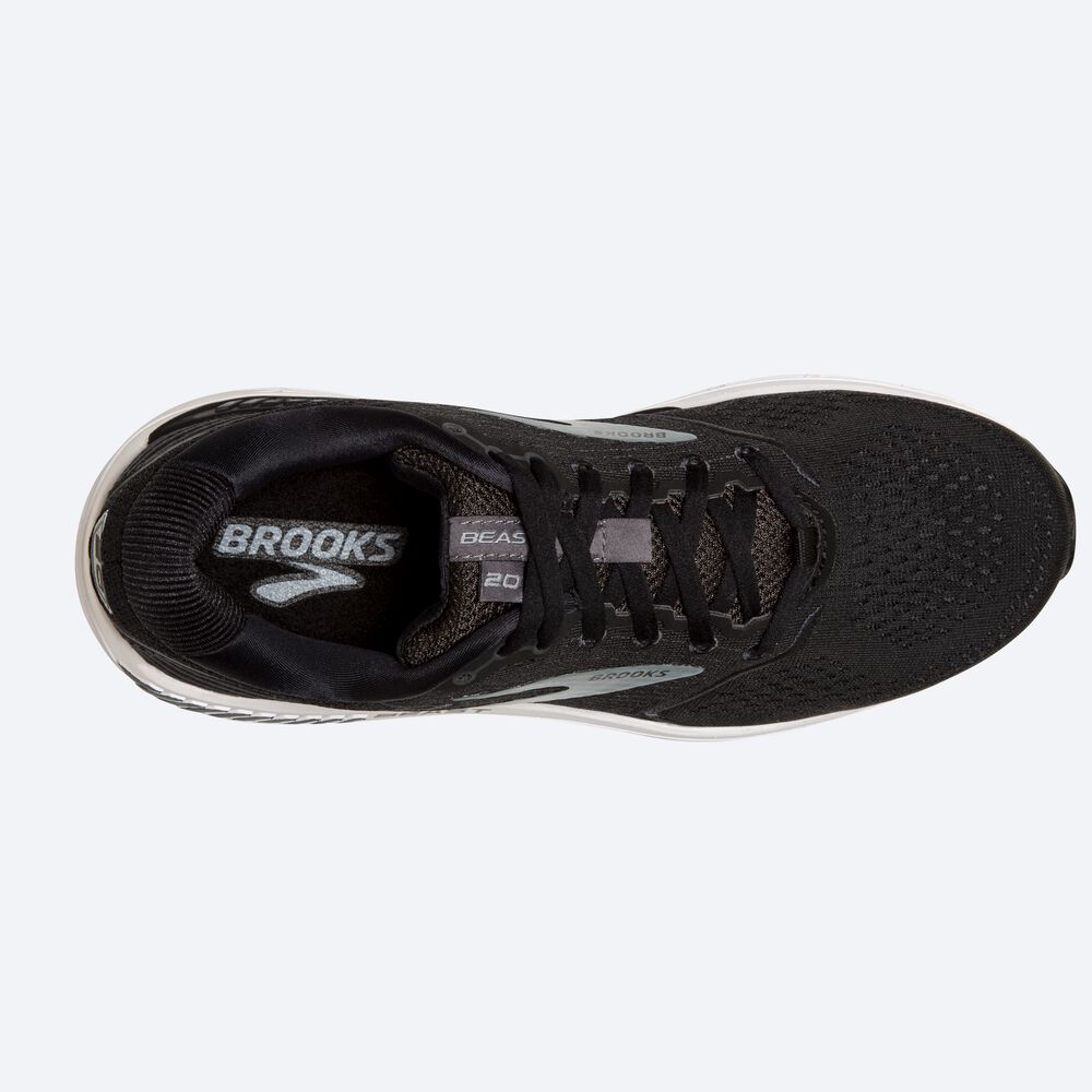 Brooks Beast '20 Löparskor Herr Svarta/Grå | FDN-386529