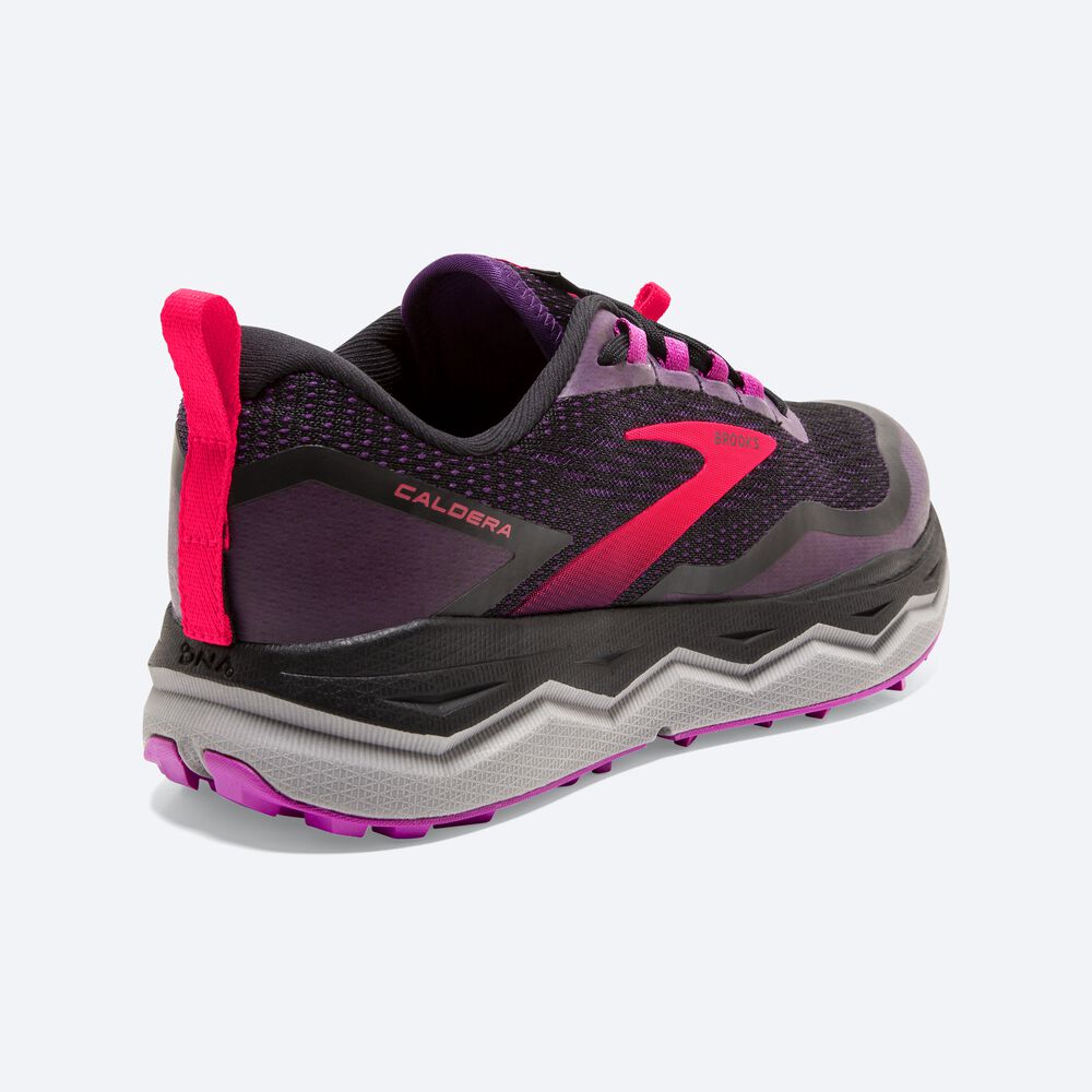 Brooks Caldera 5 Trailskor Dam Svarta/Lila | KFP-159372