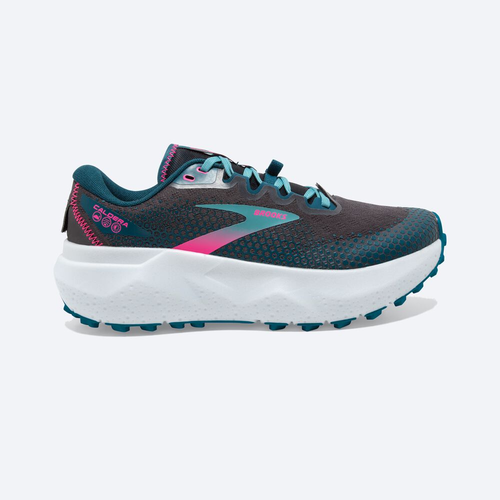 Brooks Caldera 6 Trailskor Dam Blå Korall/Rosa | DLP-409157