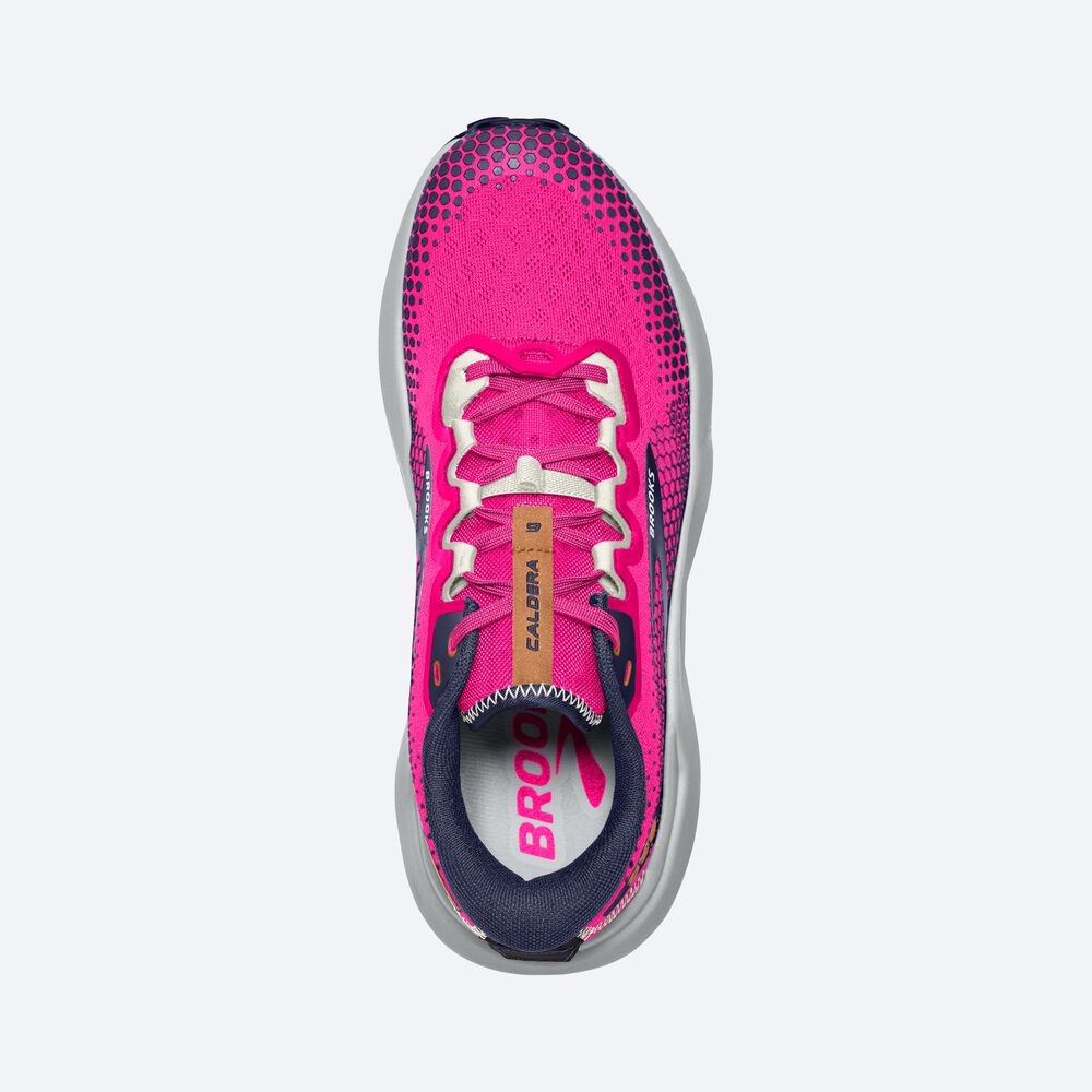 Brooks Caldera 6 Trailskor Dam Rosa/Marinblå | IDK-812349