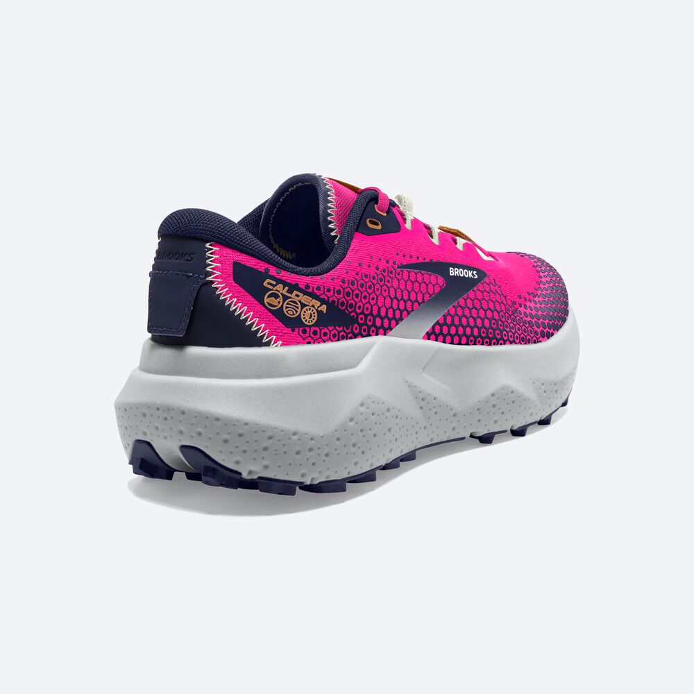 Brooks Caldera 6 Trailskor Dam Rosa/Marinblå | IDK-812349