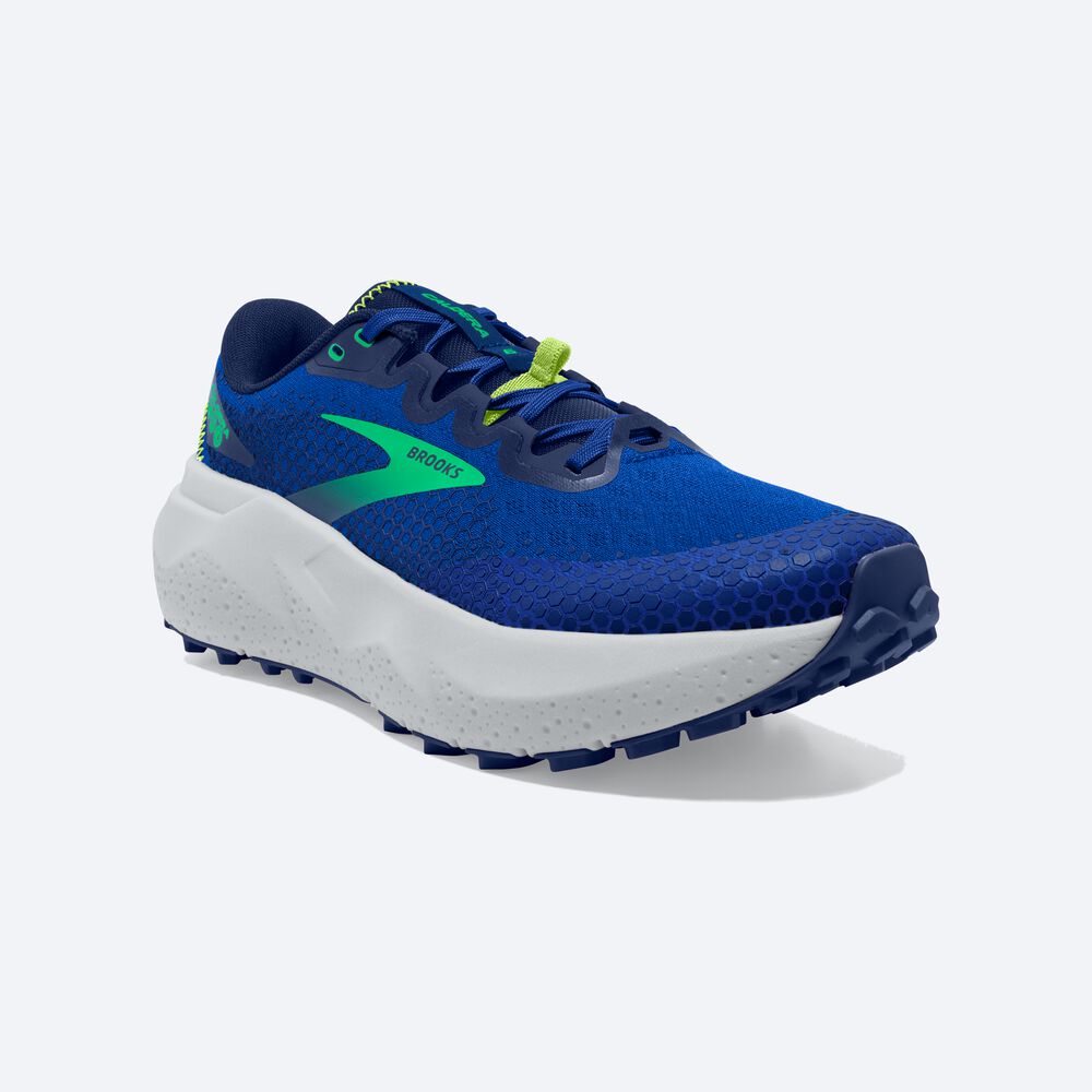 Brooks Caldera 6 Trailskor Herr Blå/Gröna | QXS-637945