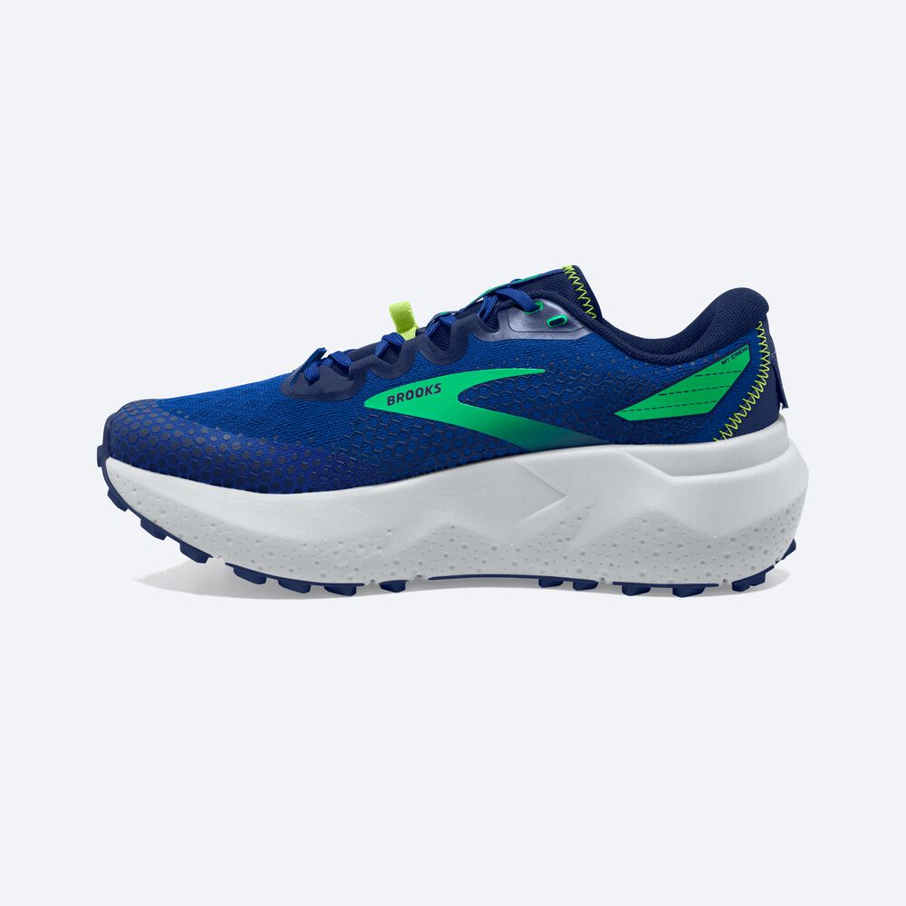 Brooks Caldera 6 Trailskor Herr Blå/Gröna | QXS-637945