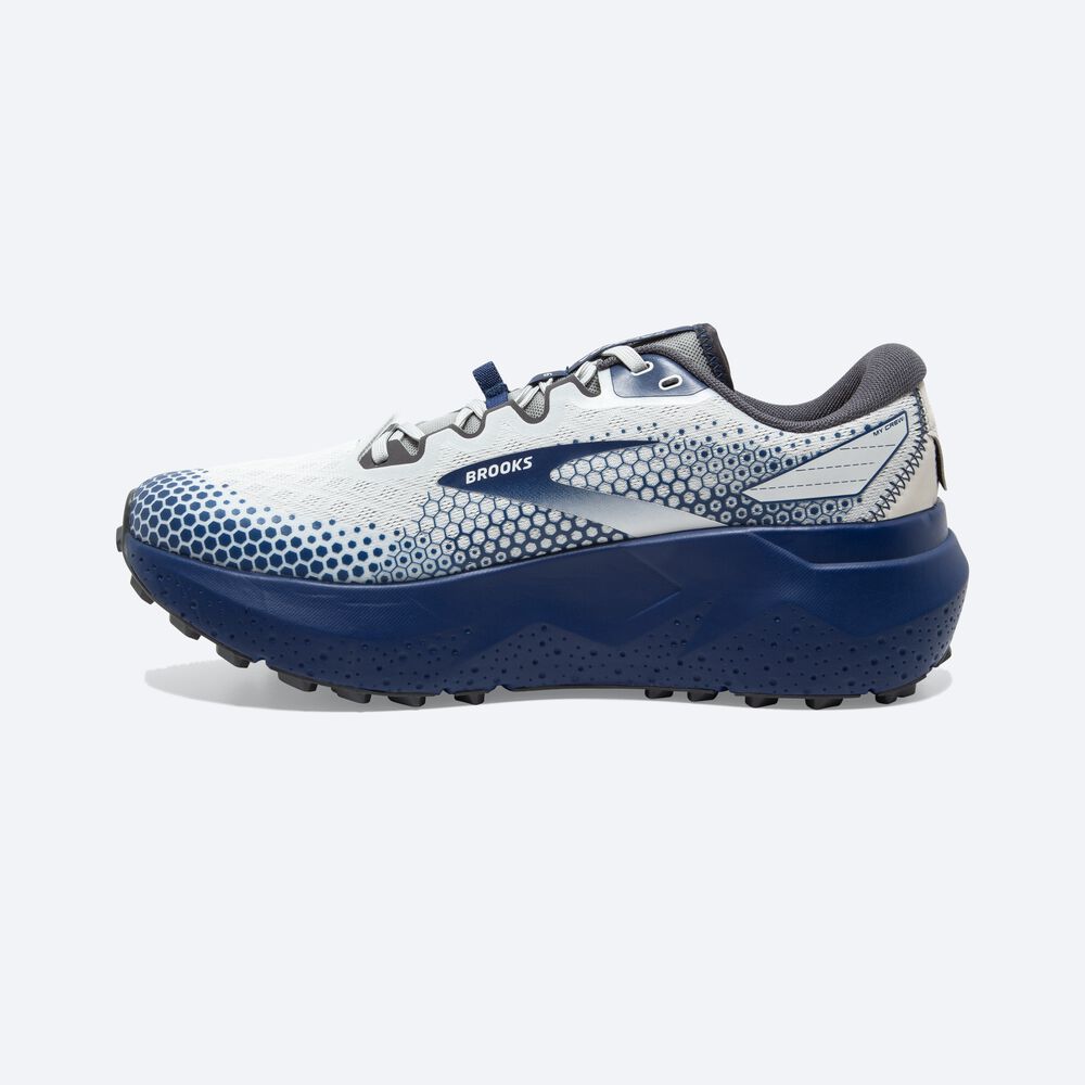 Brooks Caldera 6 Trailskor Herr Grå/Blå | JDT-308491