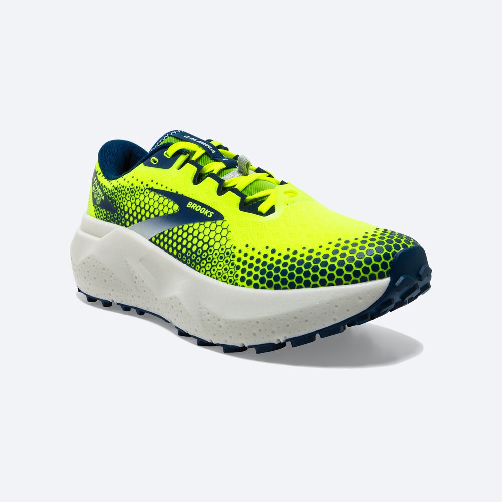 Brooks Caldera 6 Trailskor Herr Gula/Marinblå | ETO-036572