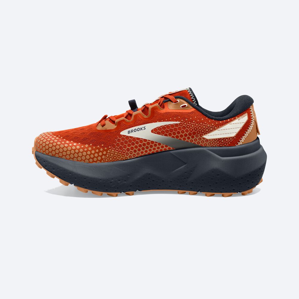 Brooks Caldera 6 Trailskor Herr Orange/Marinblå | SZR-345167