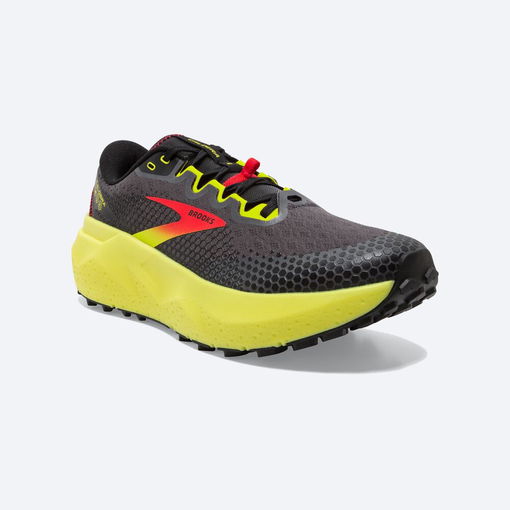 Brooks Caldera 6 Trailskor Herr Svarta/Röda/Gula | BCZ-618703