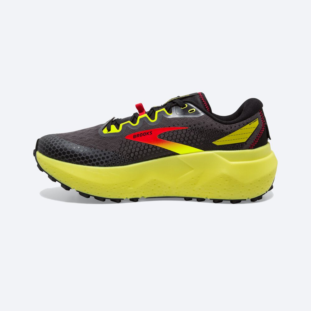 Brooks Caldera 6 Trailskor Herr Svarta/Röda/Gula | BCZ-618703