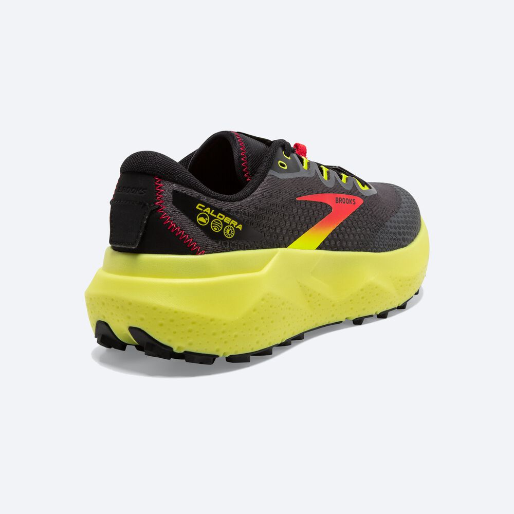 Brooks Caldera 6 Trailskor Herr Svarta/Röda/Gula | BCZ-618703