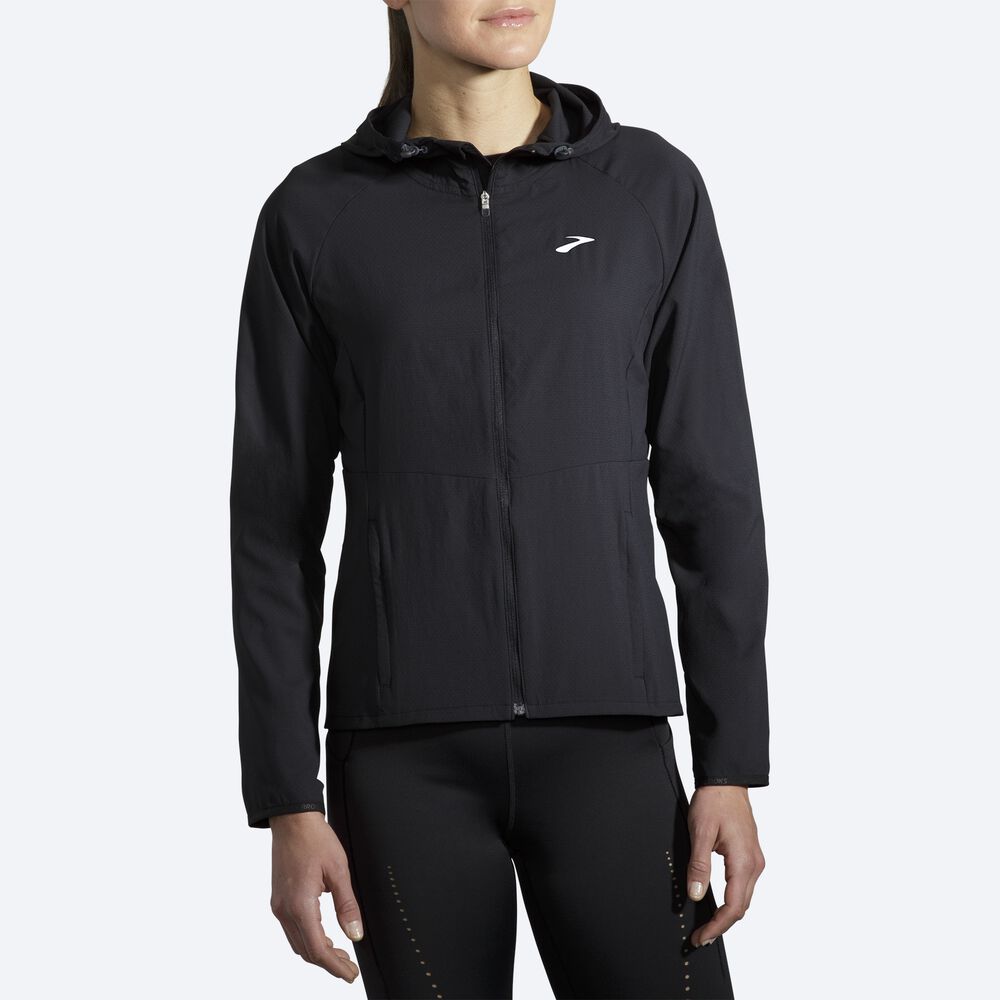 Brooks Canopy Jacka Dam Svarta | SDW-240579