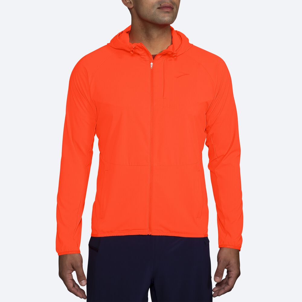 Brooks Canopy Jacka Herr Orange | MZH-619245